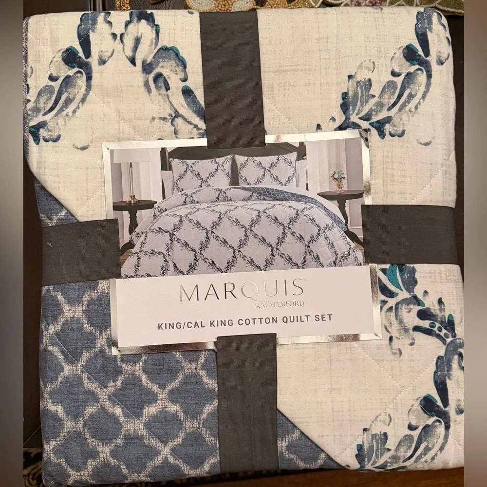 MARQUIS by WATERFORD Woodmere 3PC Quilt Set